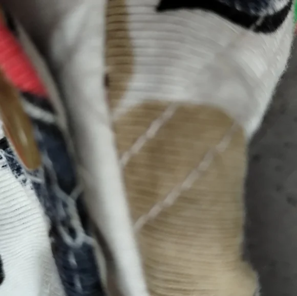 Lauren Brooke Crew Neck floral Hawaiian shoulderpads button shoulders blouse - Picture 10 of 16